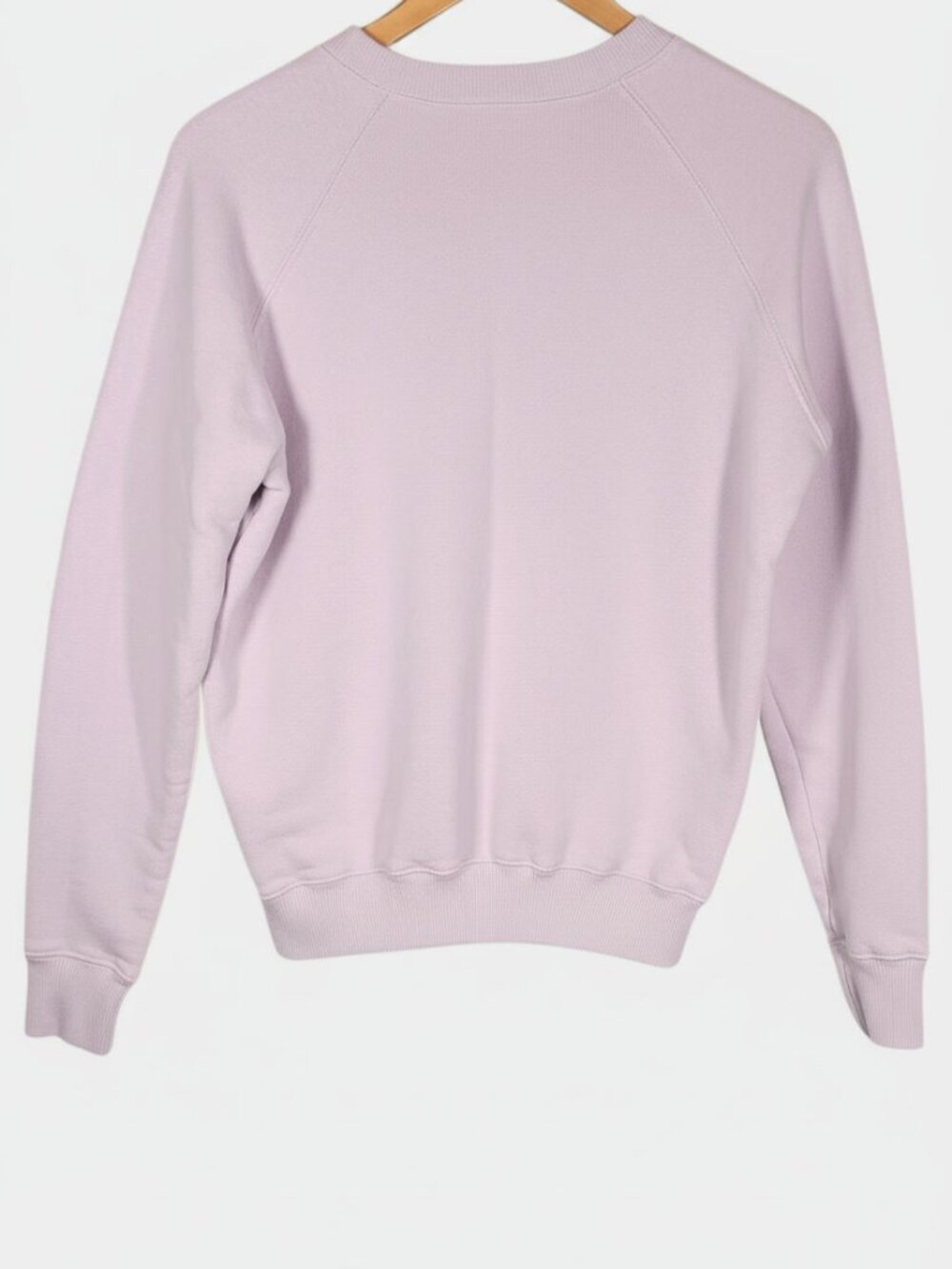 American Giant Classic Crewneck Sweatshirt L Women's Light Pink Made In USA - Picture 3 of 5